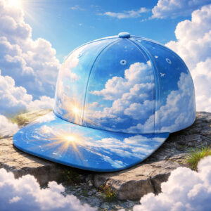Sky Clouds Graphic Cap Nature